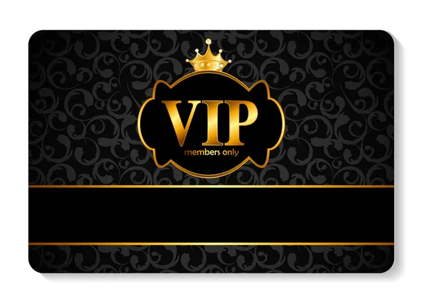 Członkowie VIP karta ilustracji wektorowych — Wektor stockowy