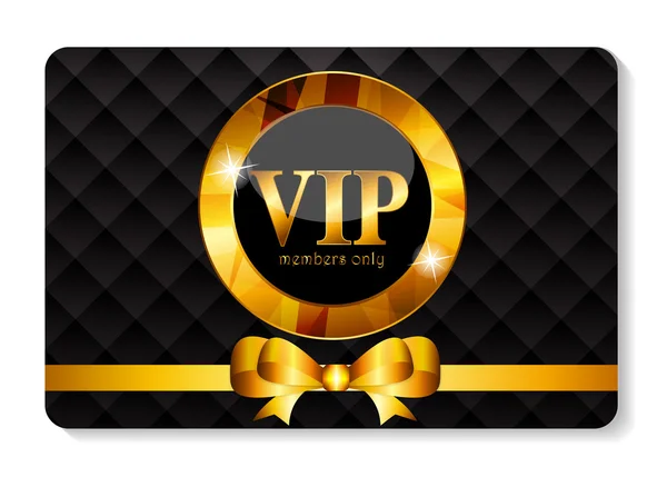Miembros VIP Tarjeta Vector Ilustración — Archivo Imágenes Vectoriales