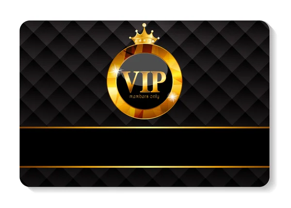 VIP Members Card Vector Illustration — Stock Vector