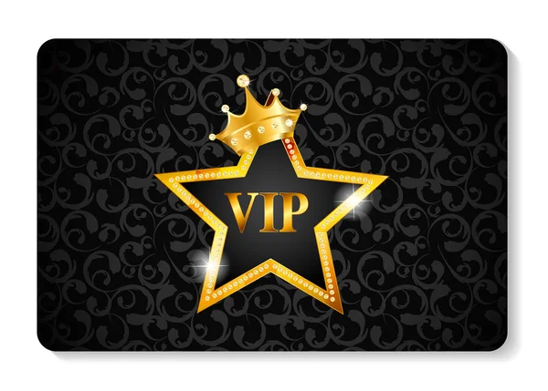 VIP Members Card Vector Illustration — Stock Vector