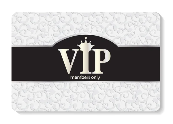 VIP Members Card Vector Illustration — Stock Vector