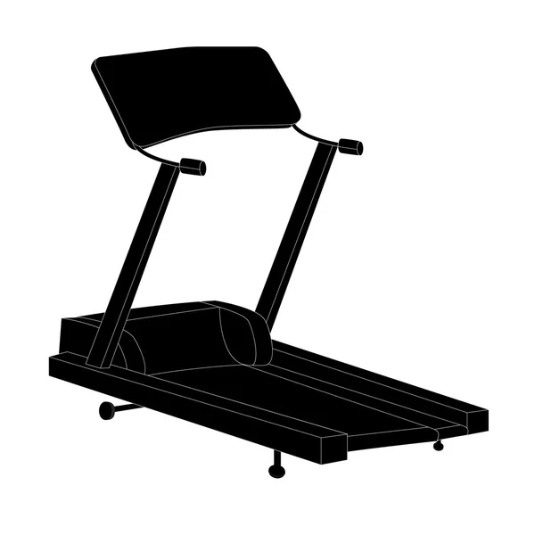 Sports tränare. Simulator. Isolerade vektor Illustration. — Stock vektor