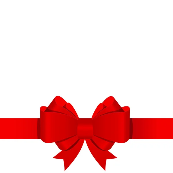 Gift Bow with Ribbon Vector Illustration — Stock Vector