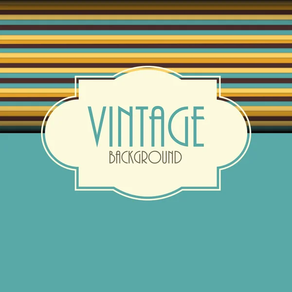 Retro Vintage Background Template Vector Ilustração — Vetor de Stock