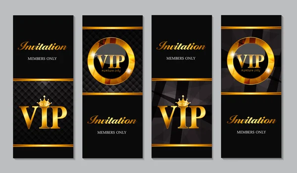 Membros VIP Card Vector Ilustração — Vetor de Stock
