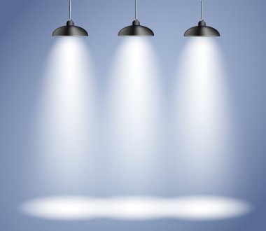 arka plan aydınlatma lambası ile. metin veya nesne için boş alan