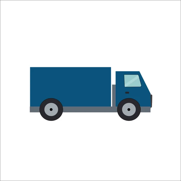 Ftat Truck Vector Illustration — Vector de stoc