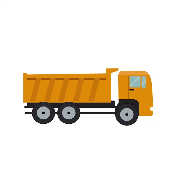 Ftat Truck Vector Illustration — Stock Vector