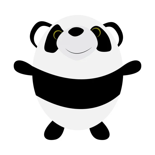 Mignon petit panda — Image vectorielle