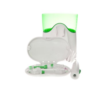 Diş fırçalama, diş etleri masaj. Oral Kavite Temizleme irrigator