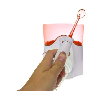 Diş fırçalama, diş etleri masaj. Oral Kavite Temizleme irrigator