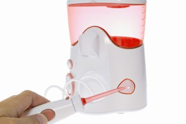 Diş fırçalama, diş etleri masaj. Oral Kavite Temizleme irrigator