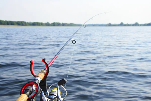 Sea Fishing with Spinning — Stock Photo, Image