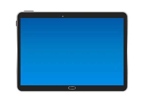 Black Tablet PC Vector Illustration — Stock Vector