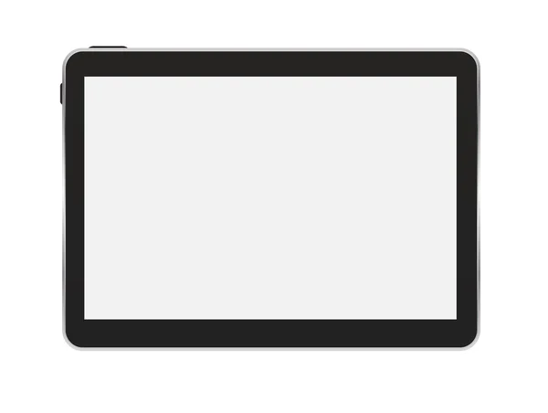 Black Tablet PC Vector Illustration — Stock Vector