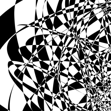 Soyut Psikedelik Sanat Arkaplanı. Vektör İllüstrasyonu.