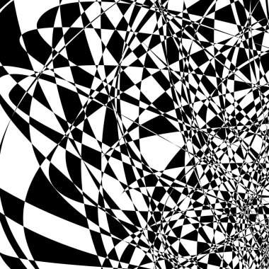 Soyut Psikedelik Sanat Arkaplanı. Vektör İllüstrasyonu.