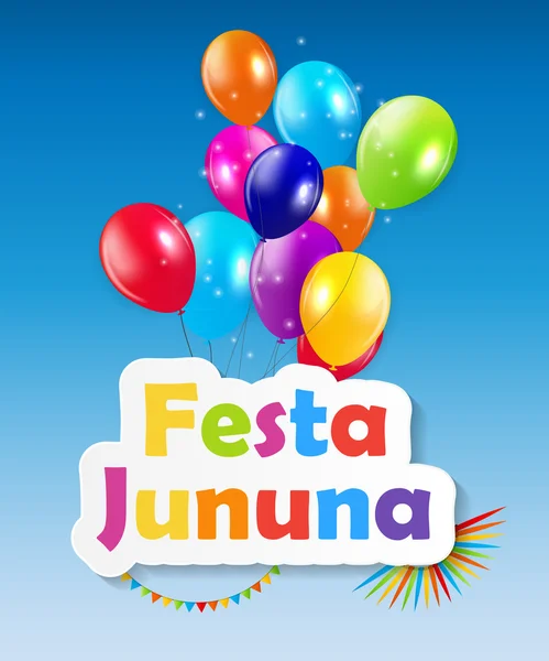 Festa Jinina Background Vector Illustration — Stock Vector