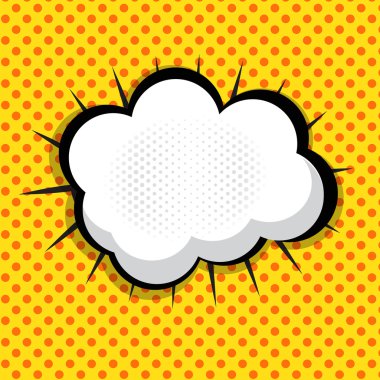 Konuşma balonu Pop arka plan sanat