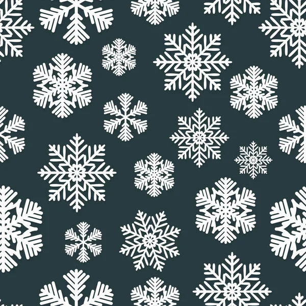 Abstrakte Weihnachten und Neujahr nahtlose Muster Hintergrund. vec — Stockvektor