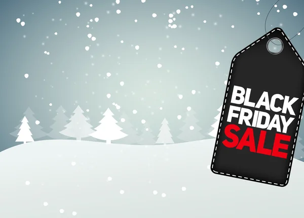 Black Friday Verkauf Hintergrund Vektor Illustration — Stockvektor