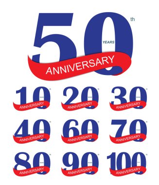 Şablonu Logo 30.yıl illüstrasyon vektör