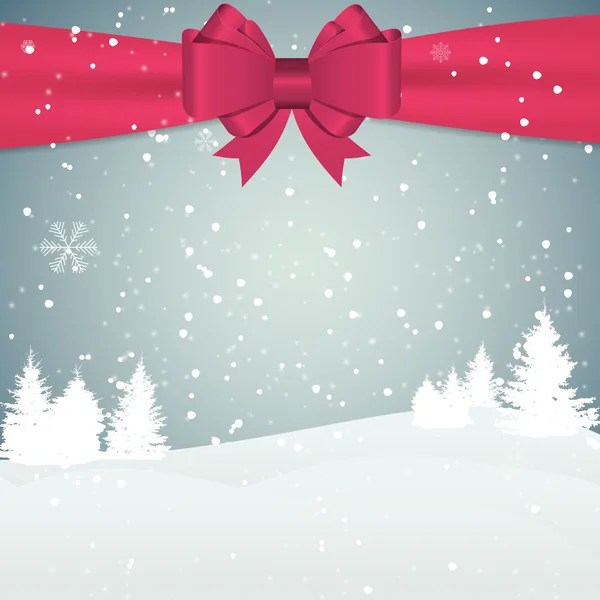 Natale fiocchi di neve sfondo vettoriale illustrazione — Vettoriale Stock