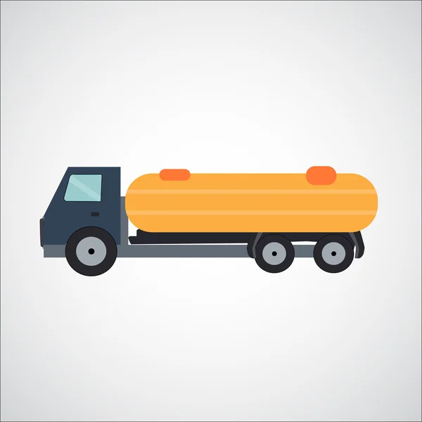 Ftat Truck Vector Illustration — Stock Vector