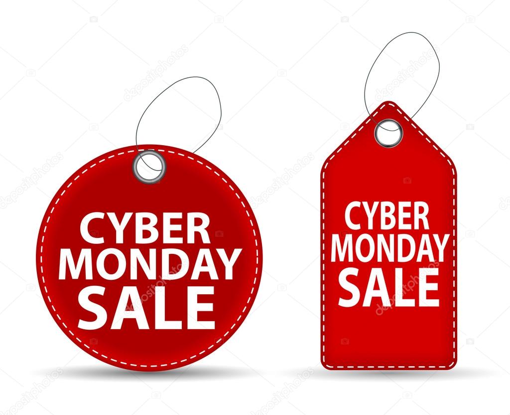 Cyber Monday Sale Labels