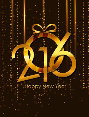 Yeni yıl 2016 arka plan.