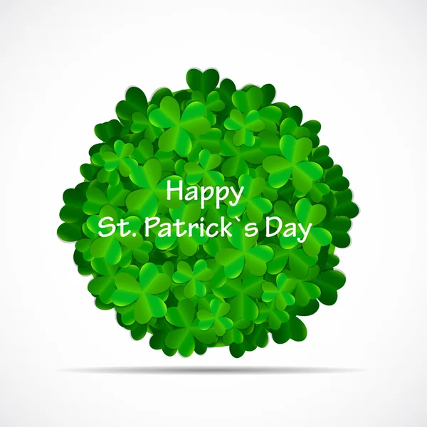 Carte de jour Saint Patrick — Image vectorielle