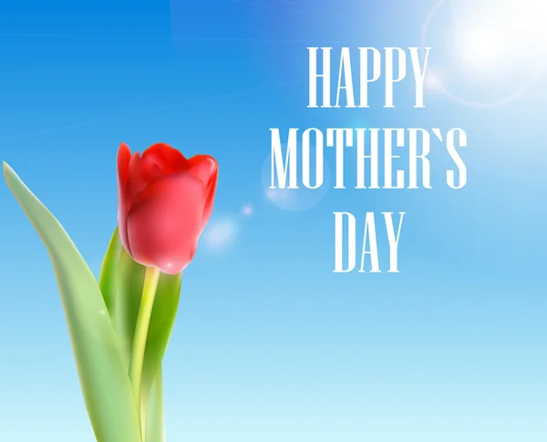 Cartaz feliz Dia da Mãe — Vetor de Stock
