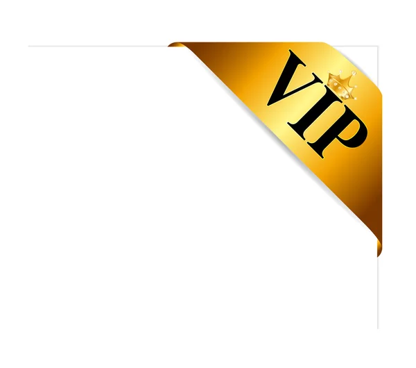 VIP κορδέλα στην κάρτα — Διανυσματικό Αρχείο
