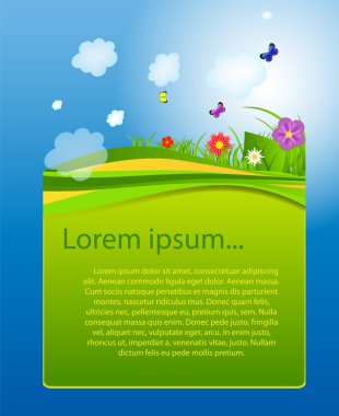 arka plan doğa manzara ile