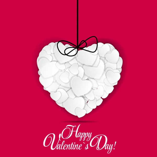 Valentines Day Card — Stock Vector