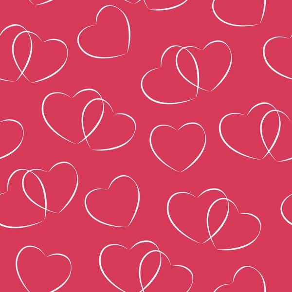 Valentines Day Seamless Pattern — Stock Vector