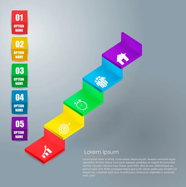 Elementos de diseño infográfico para su negocio Vector Illustratio — Archivo Imágenes Vectoriales