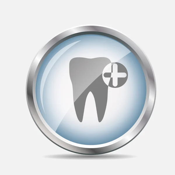 Tooth Icon Symbol Vector Illustration — Stock Vector