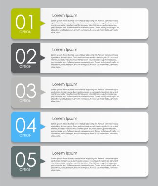 İş vektörü illüstrasyonunuz için bilgi tasarımı ögeleri