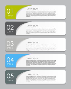 İş vektörü illüstrasyonunuz için bilgi tasarımı ögeleri