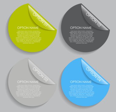 İş vektörü illüstrasyonunuz için bilgi tasarımı ögeleri