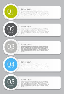 İş vektörü illüstrasyonunuz için bilgi tasarımı ögeleri