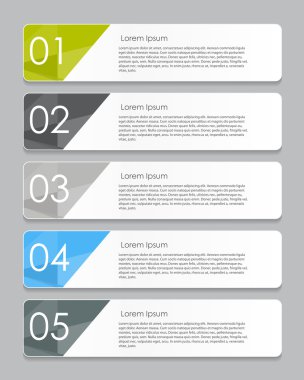 İş vektörü illüstrasyonunuz için bilgi tasarımı ögeleri