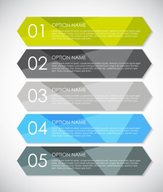 İş vektörü illüstrasyonunuz için bilgi tasarımı ögeleri