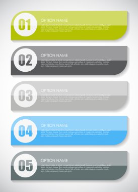 İş vektörü illüstrasyonunuz için bilgi tasarımı ögeleri