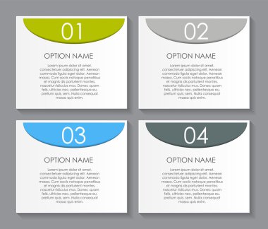 İş vektörü illüstrasyonunuz için bilgi tasarımı ögeleri