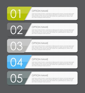 İş vektörü illüstrasyonunuz için bilgi tasarımı ögeleri