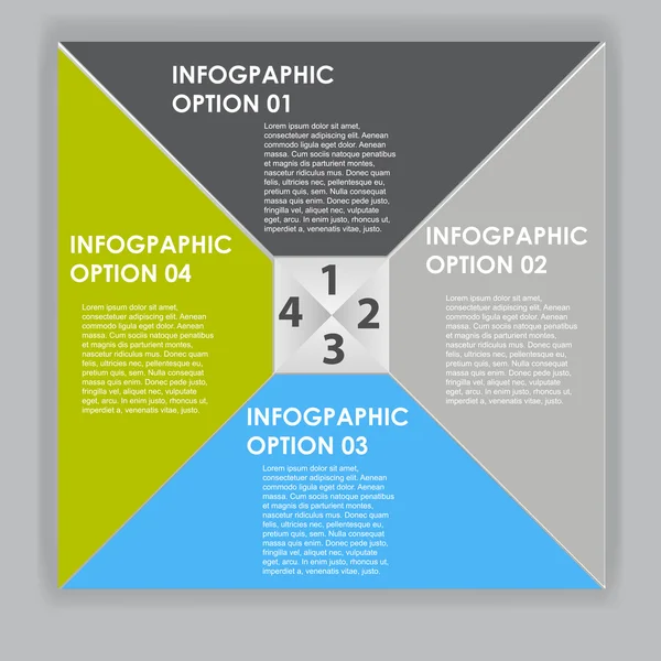 あなたのビジネスベクトルのイラストのインフォグラフィックデザイン要素 — ストックベクタ