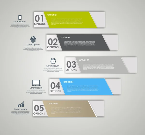 Elementos de diseño infográfico para su ilustración de vectores de negocio — Vector de stock