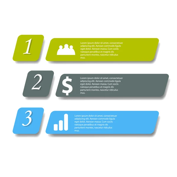 Elementi di design infografici per la tua illustrazione vettoriale aziendale — Vettoriale Stock